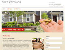 Tablet Screenshot of billskeyshop.com